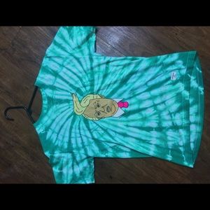 40s & Shorties Green tie dye T-Shirt